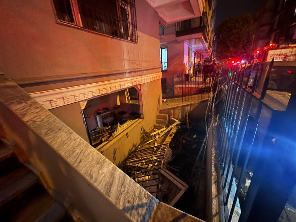 Güngören'de bir binanın bodrum katındaki patlamada 2 kişi yaralandı