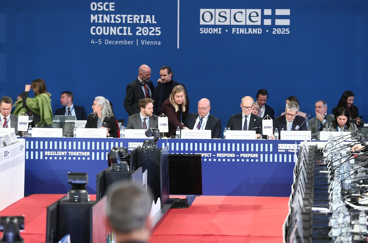 Viyana'da düzenlenen AGİT 32. Bakanlar Konseyi Toplantısı sona erdi