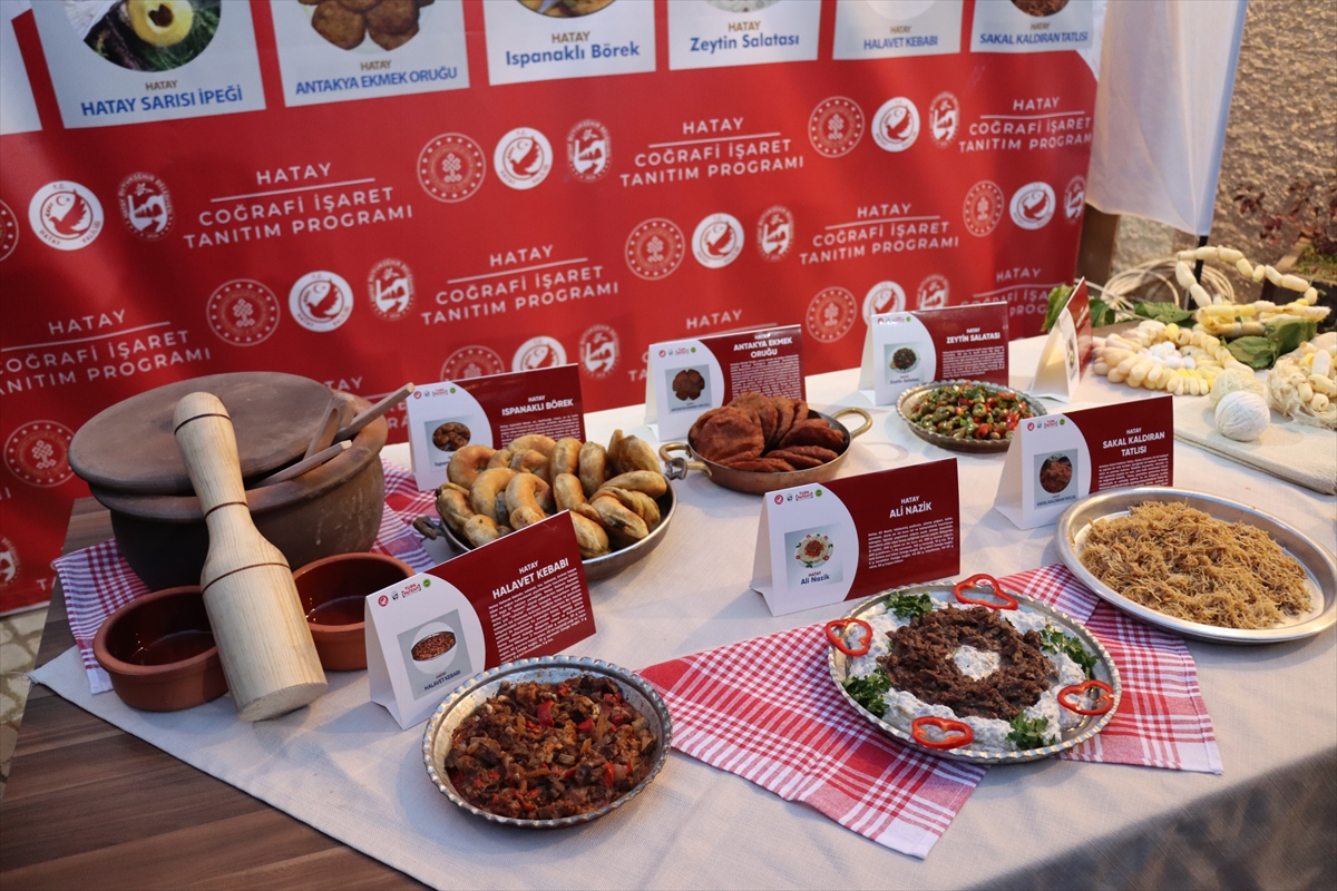 Hatay'da coğrafi işaret tescili alan 7 ürün tanıtıldı