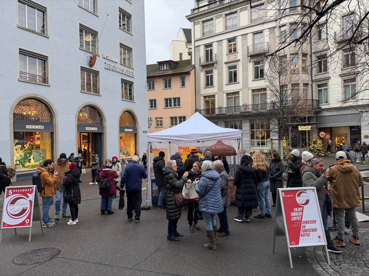 İsviçre'de Dünya Türk Kahvesi Günü etkinliği düzenlendi
