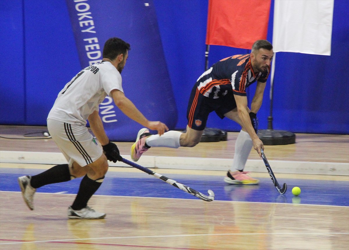 Salon Hokeyi Erkekler Süper Lig maçları Alanya'da yapıldı