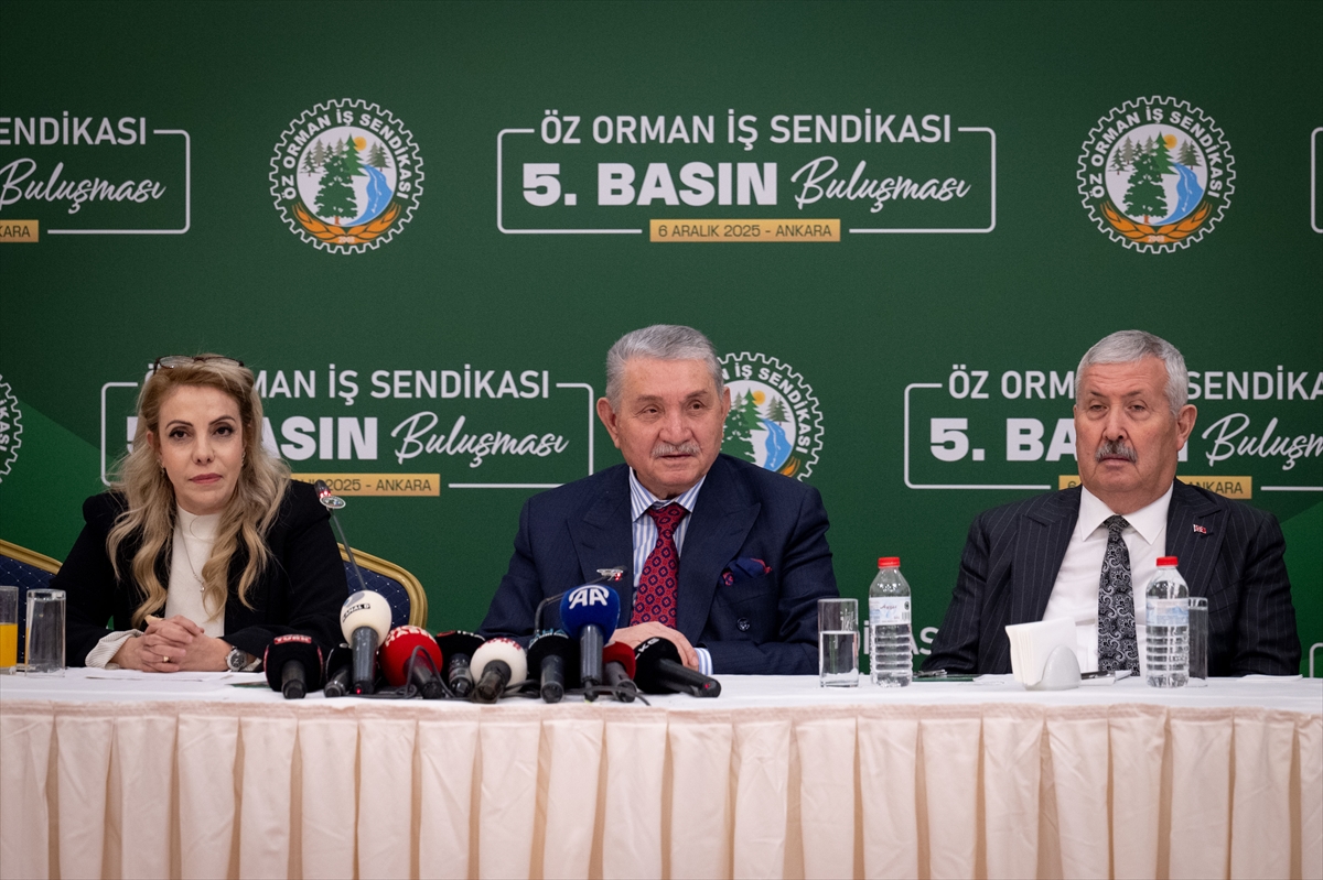 Öz Orman-İş Sendikası Genel Başkanı Aslan, "5. Basın Buluşması"nda konuştu: