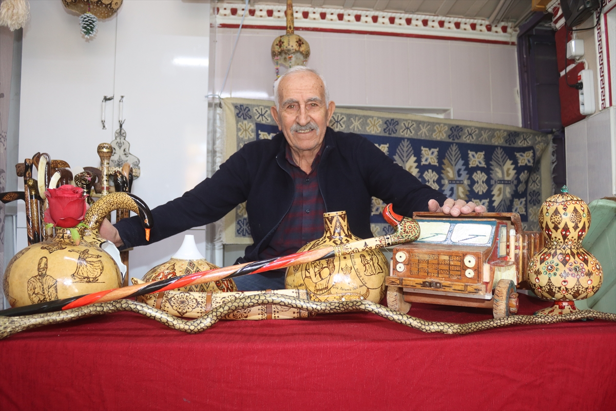 Türk kültürüne ait motifler, Hasan ustanın 29 yıllık emeğine ilham veriyor