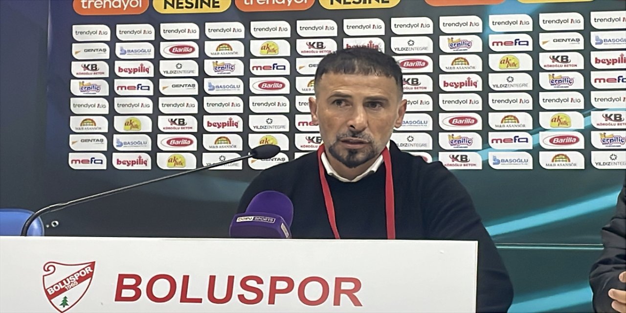 Boluspor Teknik Direktörü Arslan: Oyuncularım elinden gelenin fazlasını yaptı