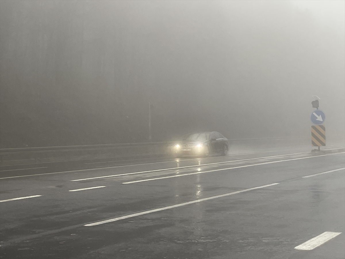 Dikkat Bolu Dağı'nda sağanak ve sis var