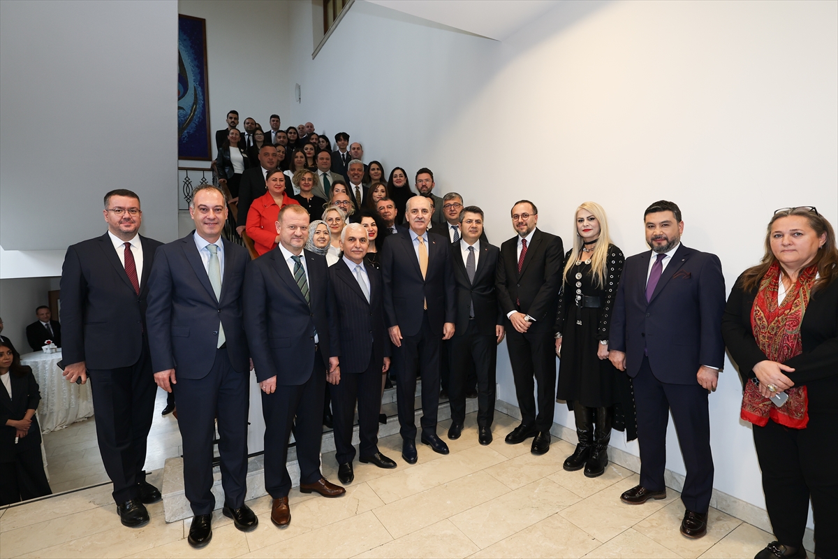 TBMM Başkanı Kurtulmuş, TBMM TV'yi ziyaret etti