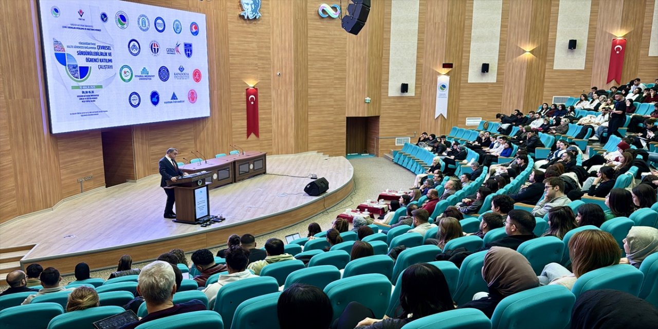 KAEÜ'de Çevresel Sürdürülebilirlik ve Öğrenci Katılımı Çalıştayı 20 Üniversitenin Katılımıyla Başladı