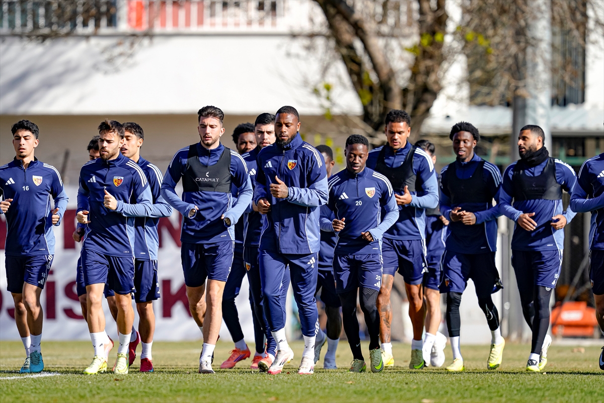 Kayserispor, Alanyaspor maçının hazırlıklarına devam etti