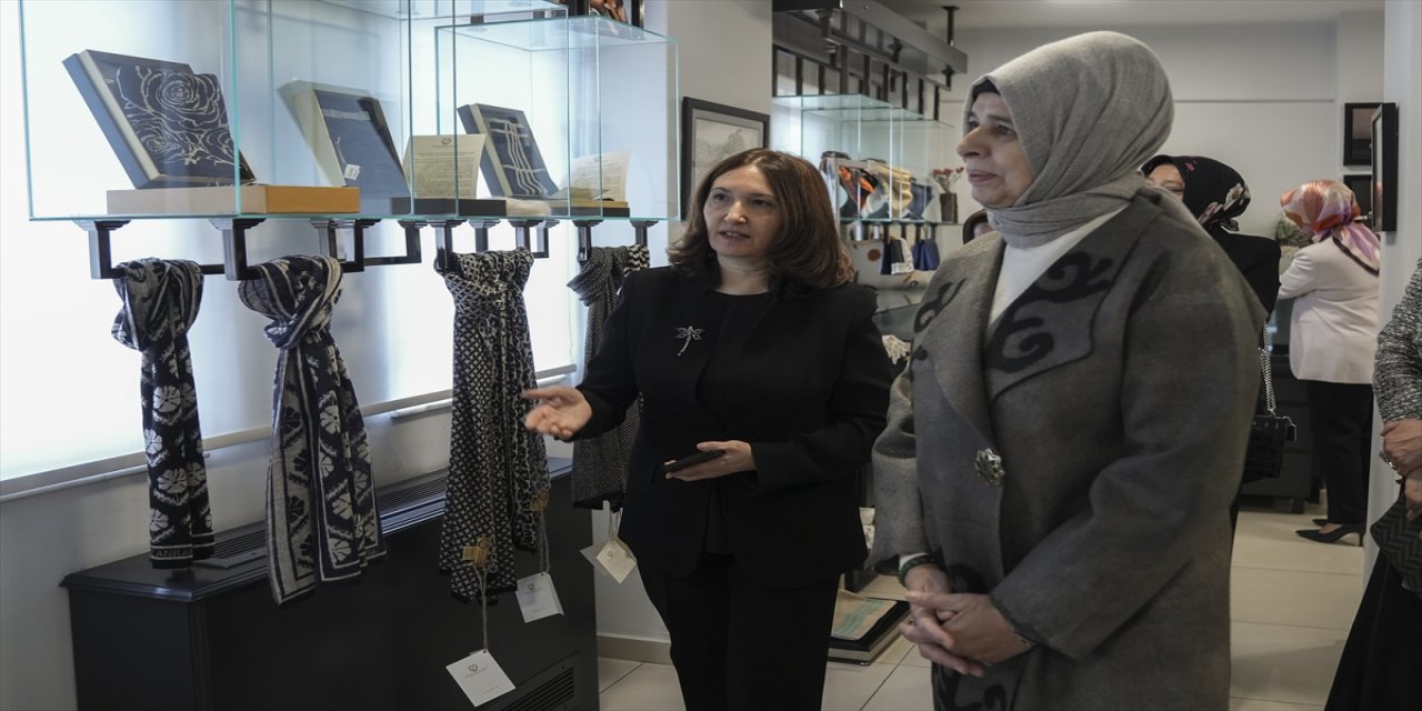 Ankara’nın Kadim Zanaatlarını Yaşatan İz Ankara El Sanatları Merkezi Üst Düzey Ziyaretçilerle İlgi Gördü