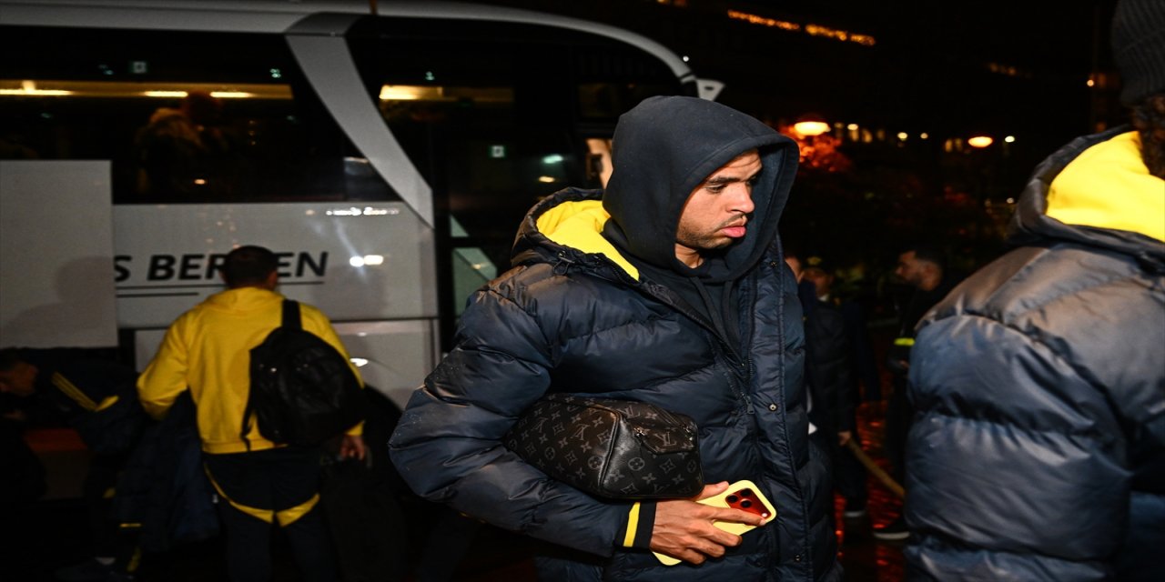 Fenerbahçe, Brann maçı için Bergen’e ulaştı.