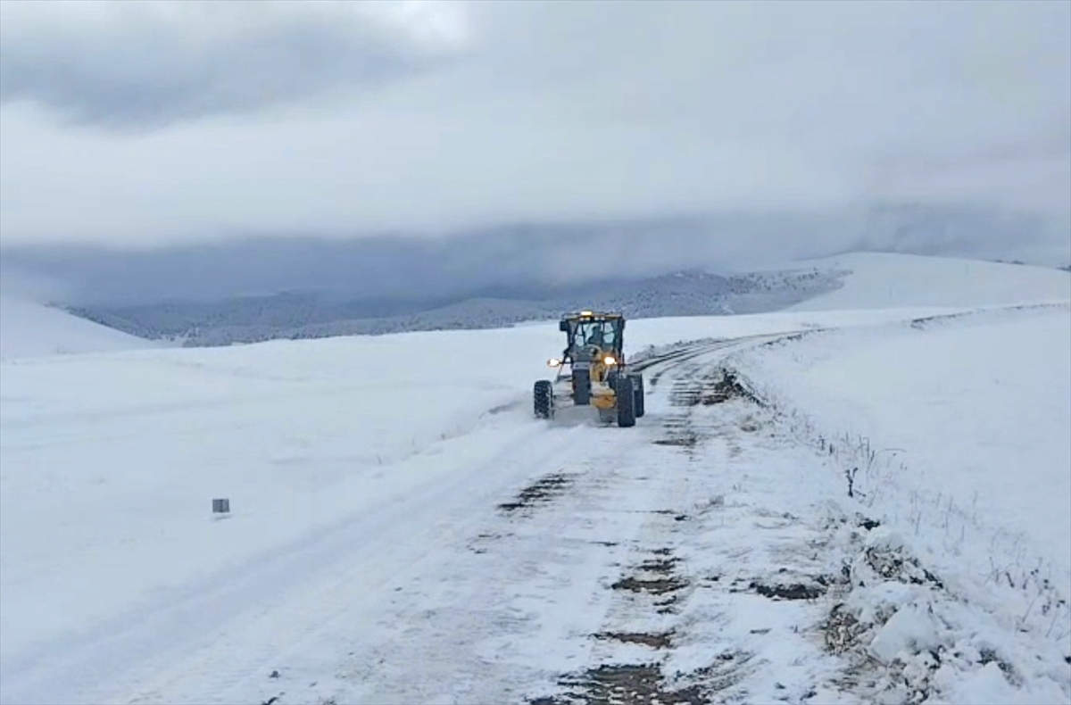 Kars'ta kar nedeniyle kapanan 20 köy yolu ulaşıma açıldı