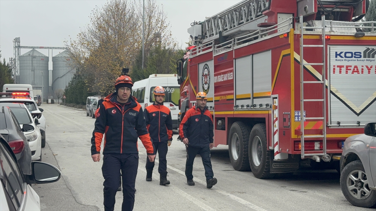 Konya'da şekerleme fabrikasında patlama sonucu 2 kişi yaralandı