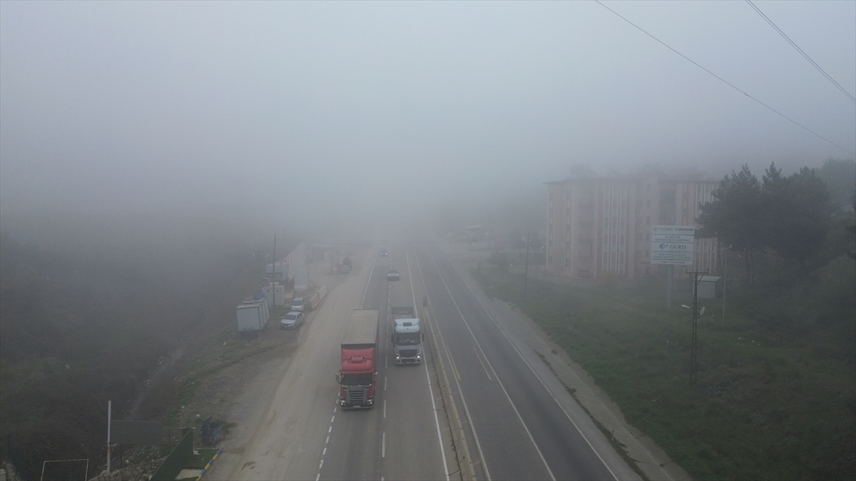 Hatay'da sis etkili oldu