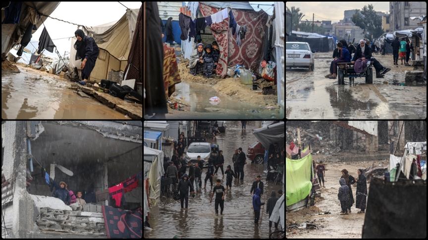 Hamas: İsrail’in barınma malzemelerinin girişine izin vermemesi Gazze'deki insani krizi derinleştiriyor