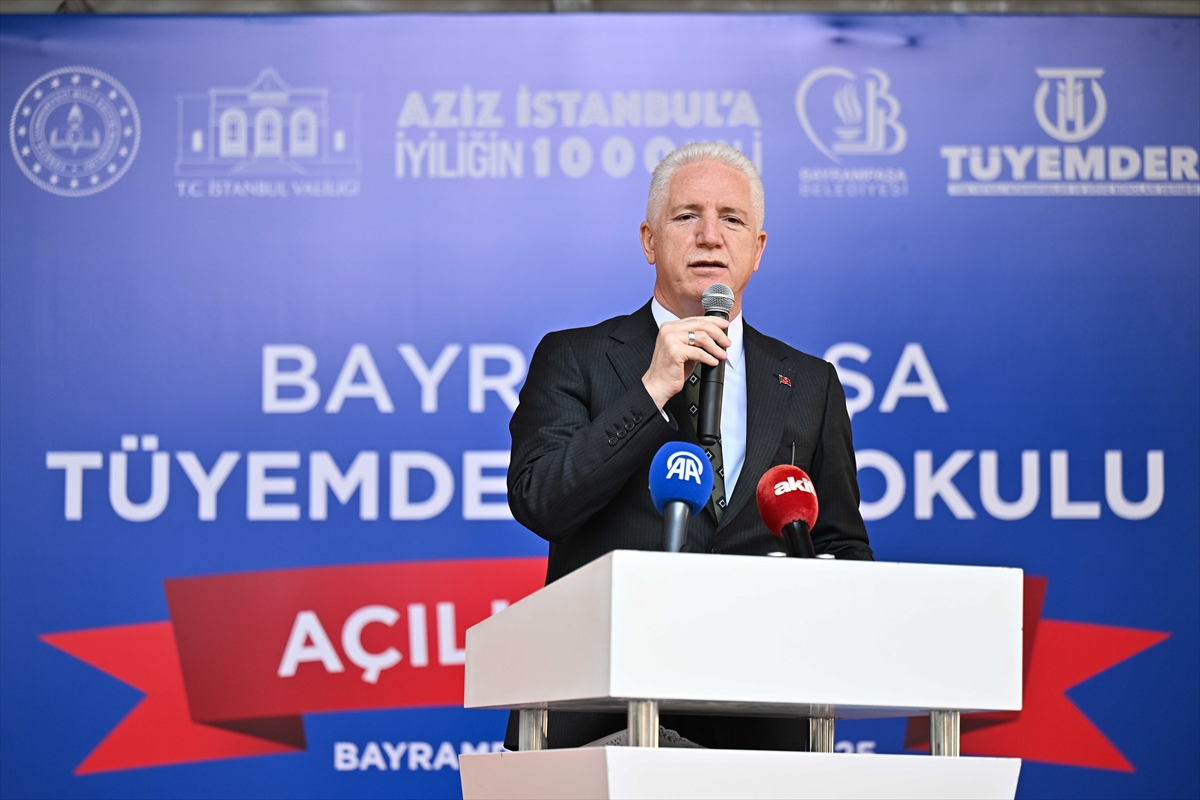 İstanbul Valisi Gül, TÜYEMDER Anaokulunun açılışını yaptı