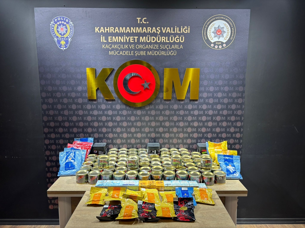 Kahramanmaraş'ta kaçakçılık operasyonunda 4 zanlı gözaltına alındı