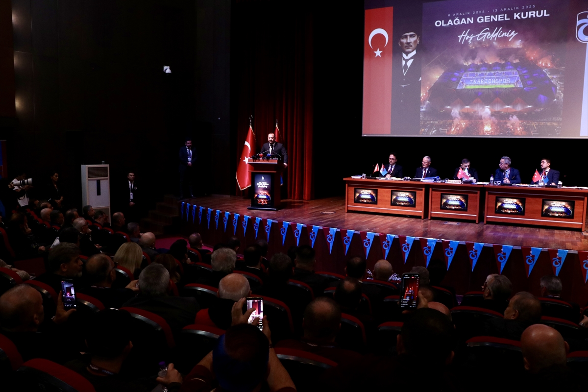 Trabzonspor'da olağan genel kurul toplantısı yapıldı