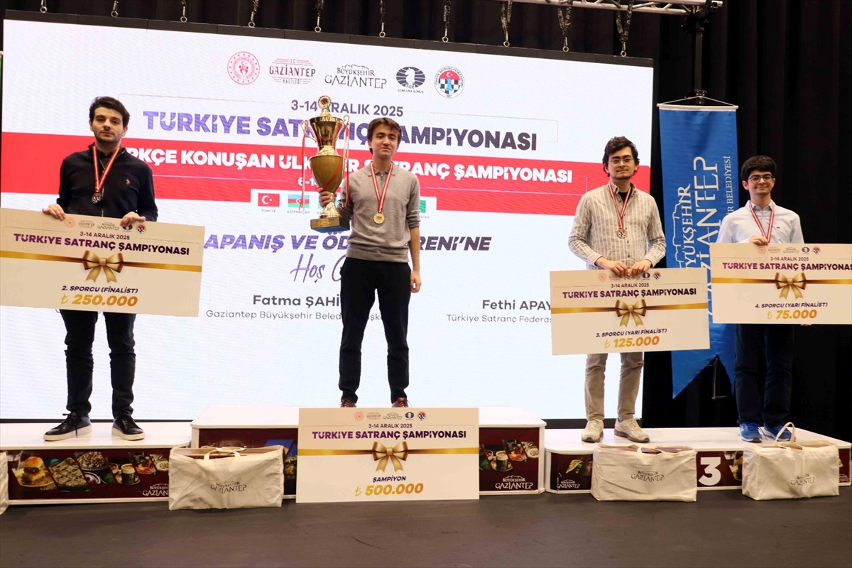 TSF 2025 Türkiye Satranç Şampiyonası sona erdi