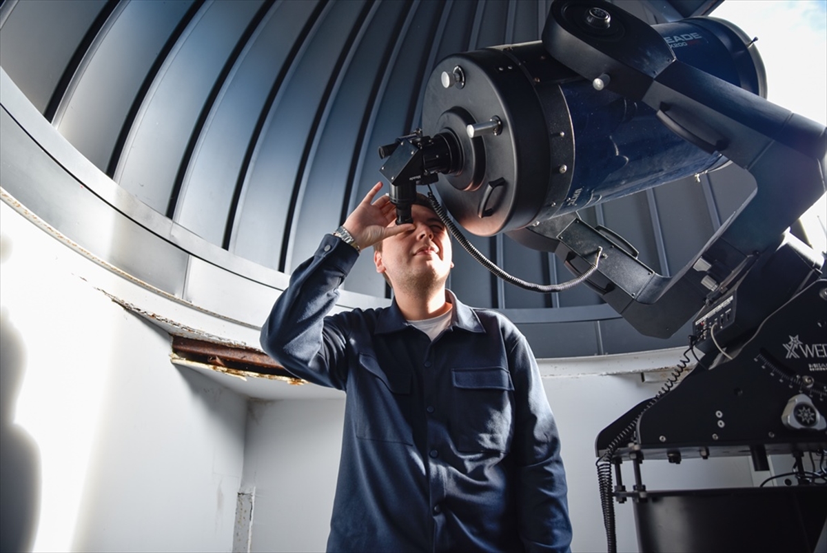 OMÜ ve TUA işbirliğiyle öğrenciler uzayı gözlemledi