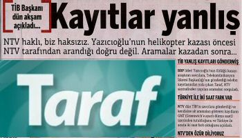 Taraf gazetesi NTV'den özür diledi