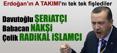 Başbakan`ın A TAKIMI`nı fişlediler