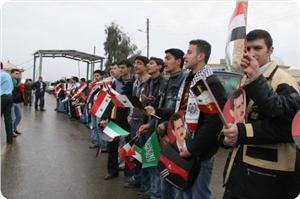 Filistin Konvoyu Suriye’de