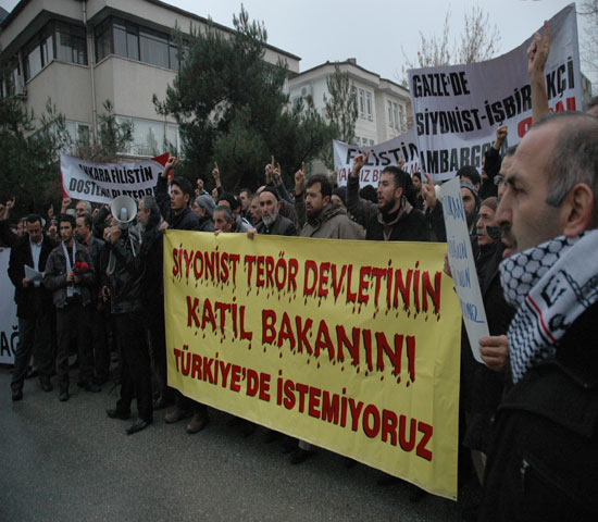 Siyon Elçiliği önünde eylem