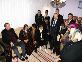 Erdoğan, Elmadağ'da gecekondu ziyaret etti
