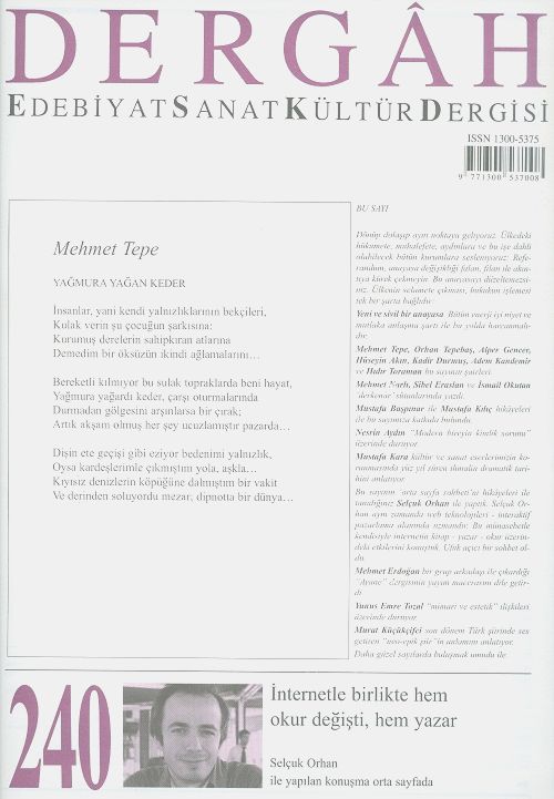 Dergiden tekke olur mu?