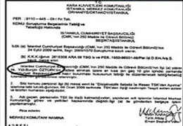 Tek Şikayetçiye TSK'dan İhraç