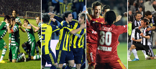 Ligde ilk 4'ün kalan maçları