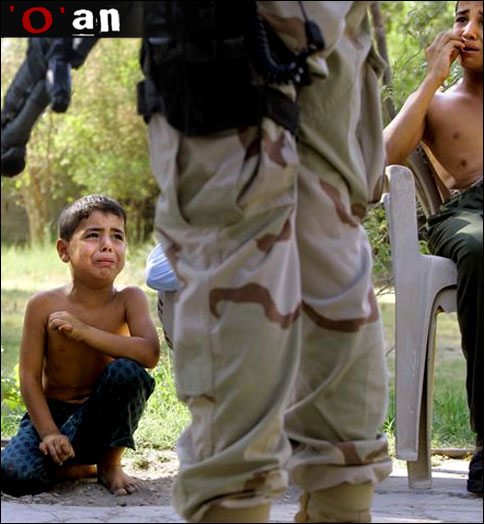 Çocukları Canlı Kalkan Yapmışlar