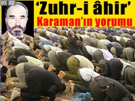 'Zuhr-i âhir' konusunu ele aldı