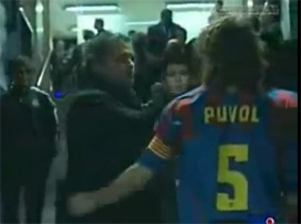 Mourinho'dan Puyol'a tokat!