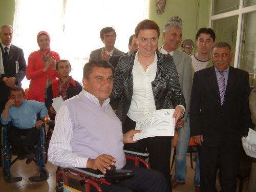 20 Engelliye bilgisayar sertifikası