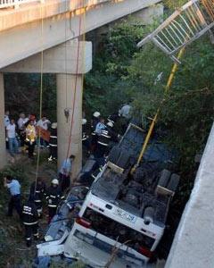 Tur Otobüsü Dereye Uçtu