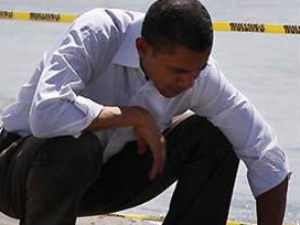 ABD Başkanı Obama'nın yıkıldığı an!