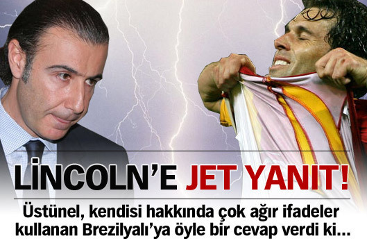 Üstünel'den jet yanıt!