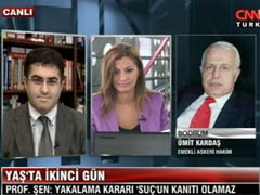 CNNTÜRK'te gergin anlar