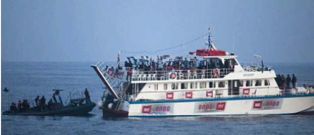 Şehadet gemisi Mavi Marmara yolda