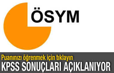 KPSS sonuçları açıklanıyor
