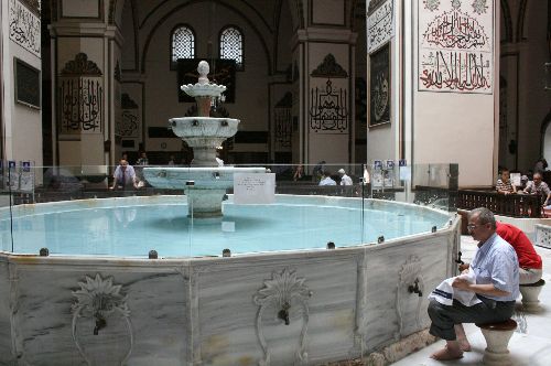 Ulu Cami havlulu abdest dönemi