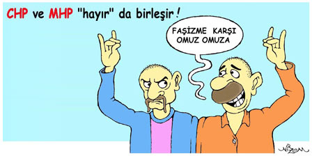 CHP ve MHP "Hayır"da birleşir