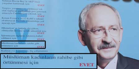 İşte CHP'nin "Rahibe Afişi" kararı