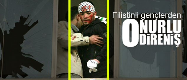 İşgal askeri mahalleye giremedi