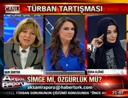 Başörtü yayını terk ettirdi