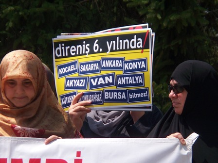 Özgürlük eylemcileri Ankara'da