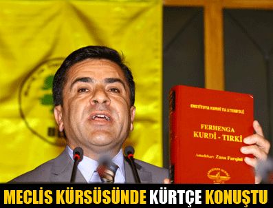 Meclis'te Kürtçe konuştu