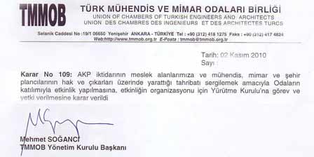 TMMOB'un odalardan garip isteği