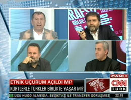 Ülkücü ve Kürt yazar ekranda birbirine girdi!